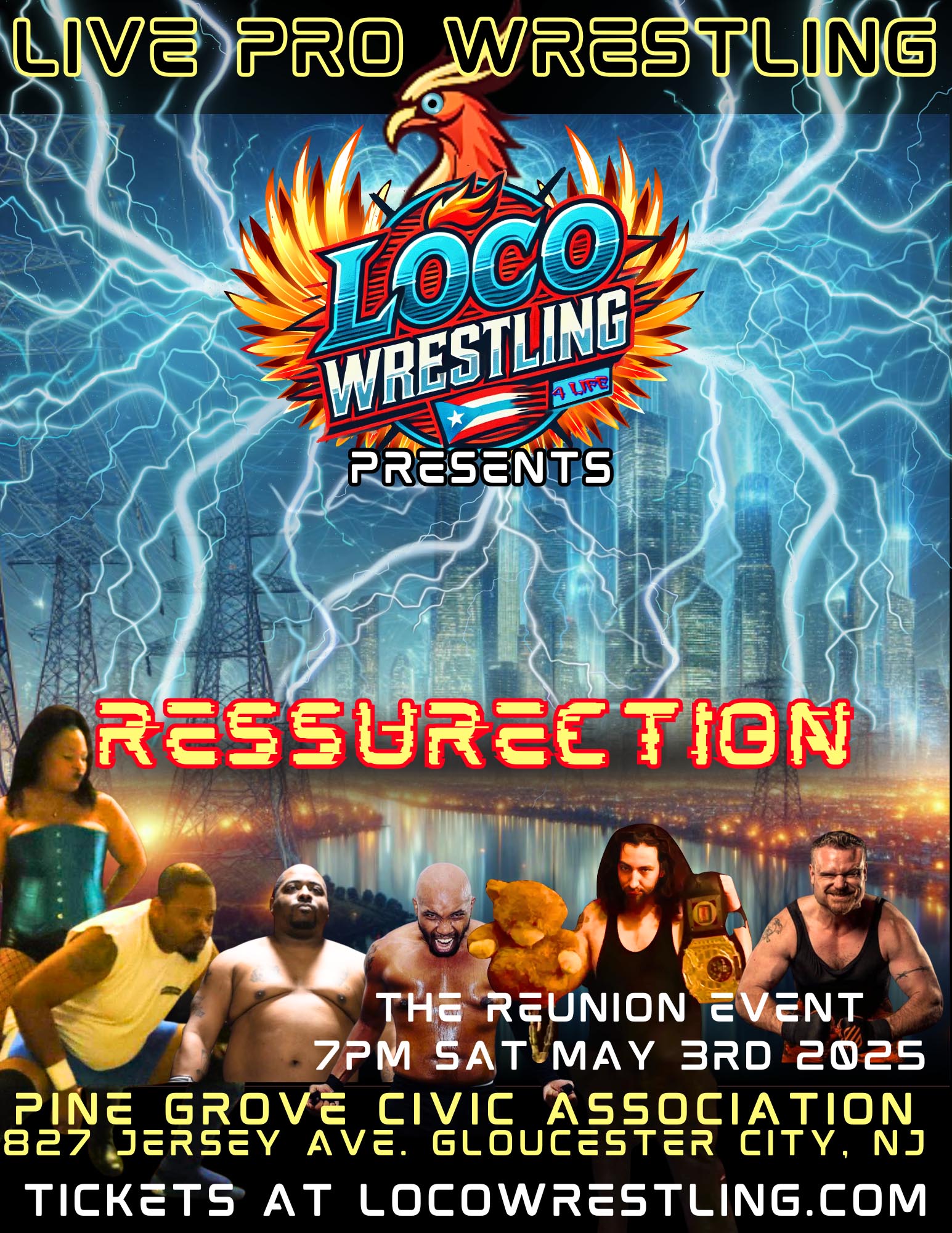 Loco Wrestling - Resurrection - May 3rd 2025 1 of 2